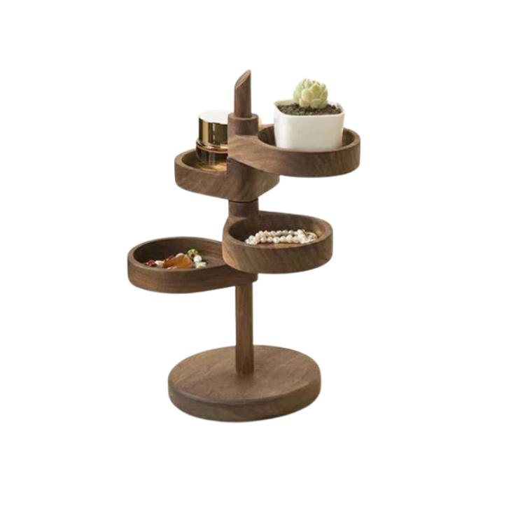 Rotating Wooden Organizer