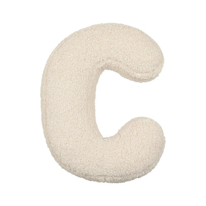 Cozy Letter Throw Pillow