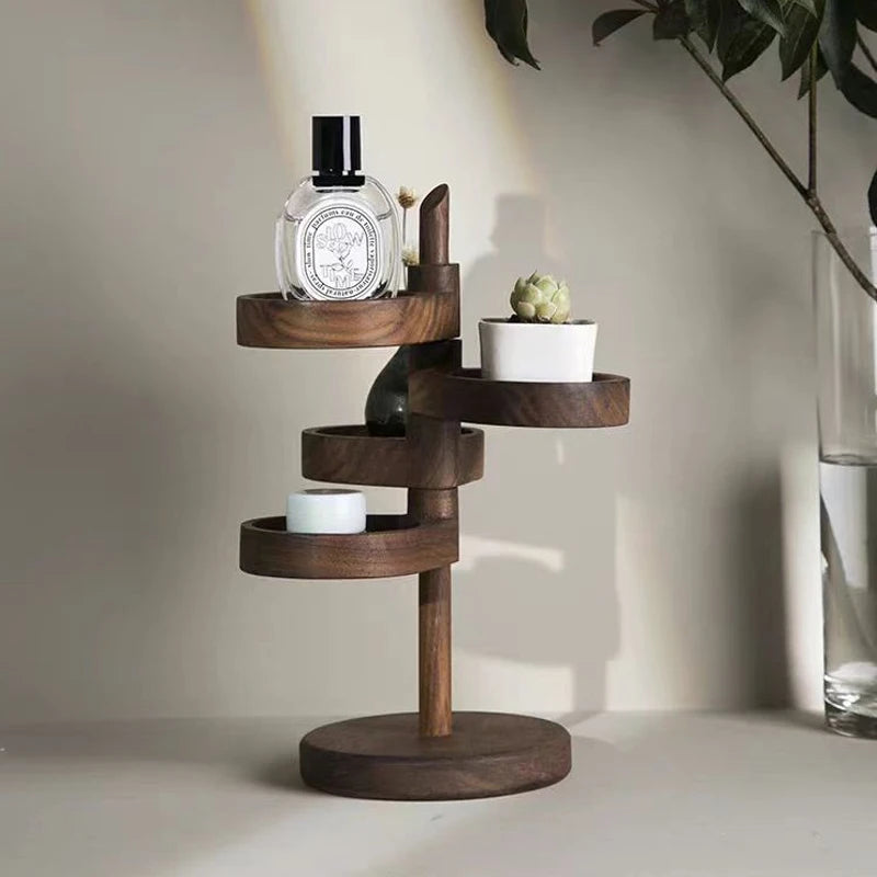 Rotating Wooden Organizer