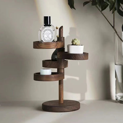 Rotating Wooden Organizer