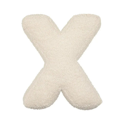 Cozy Letter Throw Pillow