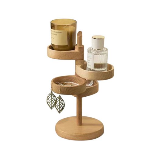 Rotating Wooden Organizer